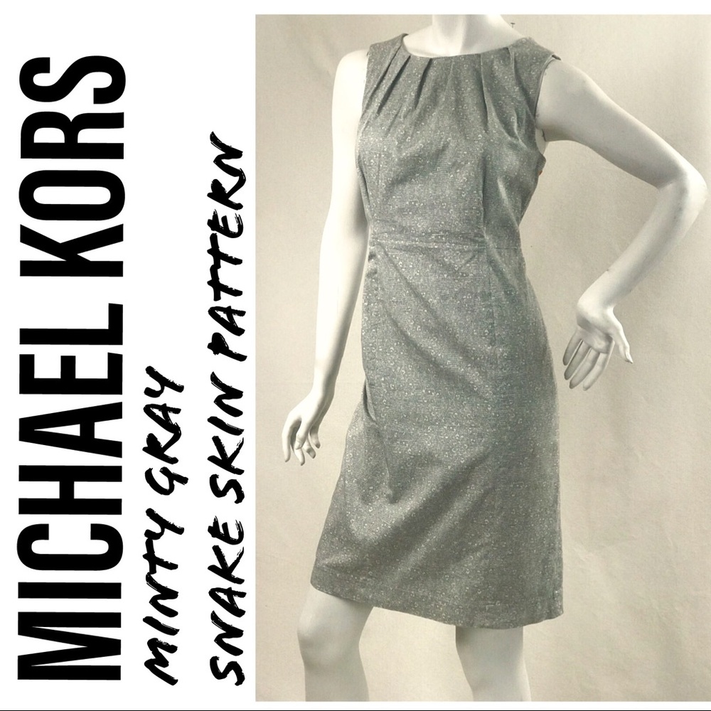 Snake Skin Michael Kors Pencil Dress - Size 8